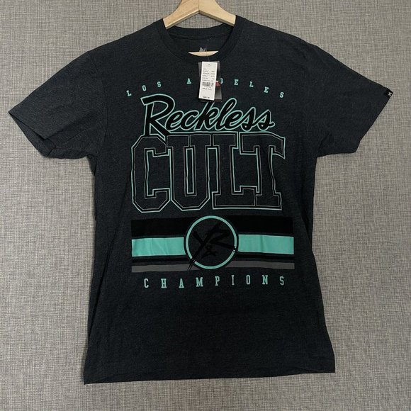 Young & Reckless Other - Young and Reckless Shirt Men Medium Deadstock Cult Champions Los Angeles Y2K New